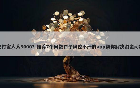 支付宝人人5000？推荐7个网贷口子风控不严的app帮你解决资金问题
