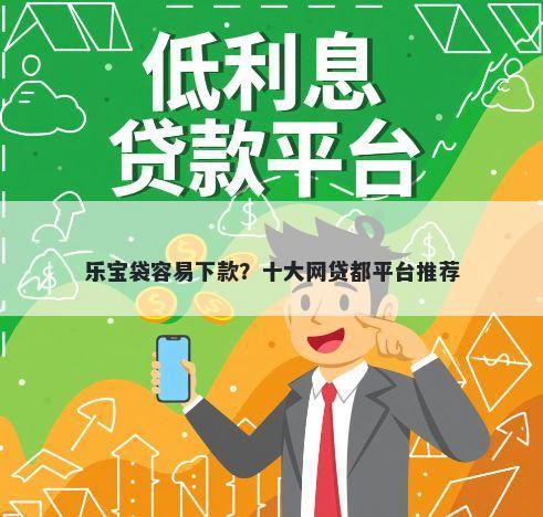 乐宝袋容易下款?十大网贷都平台推荐
