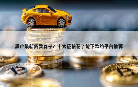 黑户最新贷款口子？十大征信花了能下款的平台推荐