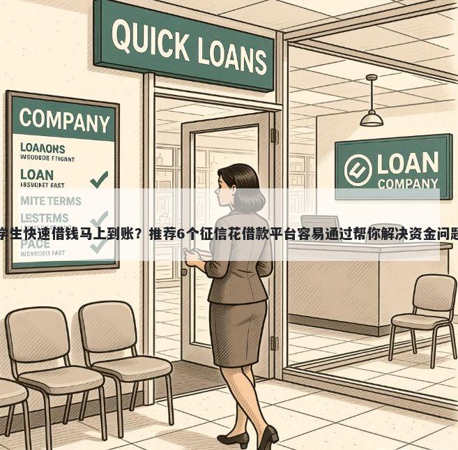 学生快速借钱马上到账？推荐6个征信花借款平台容易通过帮你解决资金问题