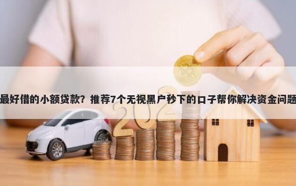 最好借的小额贷款?推荐7个无视黑户秒下的口子帮你解决资金问题